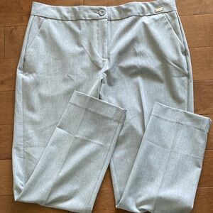 🍀3 for $25🍀 NWOT Badgley Mischka Dove Grey Dress Trouser Pants Size 16